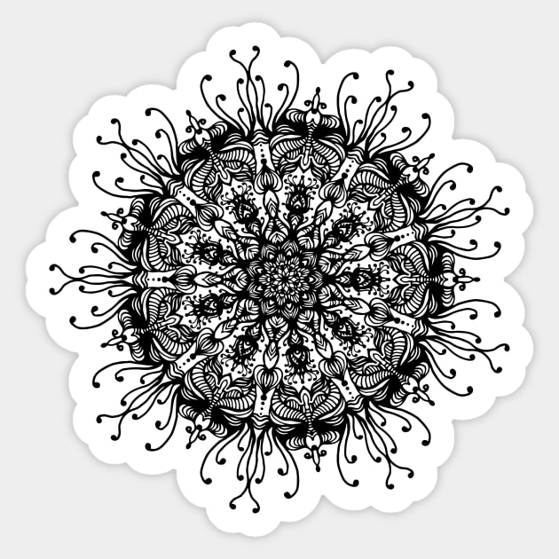 Mandala Art Design GC-007 Sticker by GraphicCharms